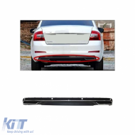 Octavia Mk3 Highline AMG Style Rear Diffuser Matte Black ABS / 2013-2020 - DTRBDS6026449