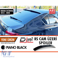 Octavia Mk3 RS Roof Spoiler Piano Black ABS / 2013-2020