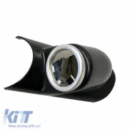 Oil Pressure Gauge Racesport Mirror Look Smoke 52mm With 7 Colors-image-6300669