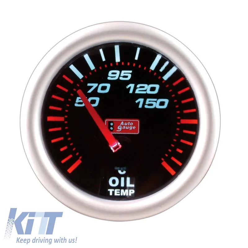 Oil Temp Gauge Auto Gauge Black 52mm