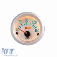 Oil Temp Gauge Auto Gauge White 52mm