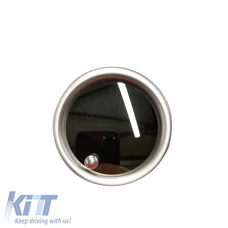 Oil Temp Gauge Racesport "Phantom Look" Smoke 52mm With 7 Colors