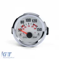 Olajhőmérséklet mérő kiegészítő műszer 52mm plazma kék megvilágítással-image-6195200