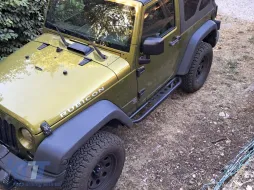 Oldal küszöb fellépő Jeep Wrangler Rubicon JK (2007-2017) 2 ajtós modellekhez, vas-image-6114186