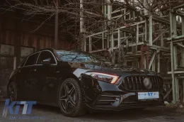 Oldal légbeömlők Mercedes A-osztály W177 Hatchback (2018.04-től) V177 Sedan (2018.04-től) zongoralakk fekete-image-6090871