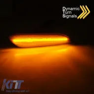 Oldalsó irányjelző Alfa Romeo 147 05-10 / 156 97-03 / Fiat Tipo 15+ Füstszínű LED Dinamikus 2 db-image-6296941