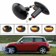 image-40-Oldalsó irányjelző Mini Cooper R55 / R56 / R57 / R58 / R59 LED Dinamikus Füstszínű 2 db