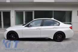 Oldalsó matrica fólia matt fekete BMW F30 F31 3-as sorozat (2011-Up) M-Performance Design-image-6020232