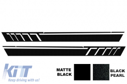 Oldalsó Matrica Ragasztható Fólia Fekete Mercedes G-osztály W463 (1989-2017) Fekete Pearl AMG Design-image-6022703