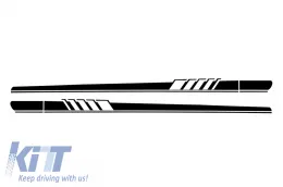 Oldalsó, motorháztető és csomagtartó matrica szett, fekete, MERCEDES C205 Coupe A205 Cabriolet (2014-2016), A45 Design Edition 1-image-6063434