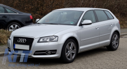 Oldalsó rácsos ködlámpa fedő Audi A3 Facelift (8P1) (2008-2012) S3 Sline Design-image-6025392