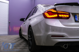OLED Feux arrières pour BMW 3 F30 PreLCI & LCI 12-19 F35 F80 rouge Clair Dynamique Signal-image-6089130