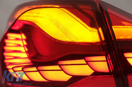 OLED Feux arrières pour BMW 4 F32 F33 F36 M4 F82 F83 13-19 rouge Dynamique Tournant Léger-image-6086311