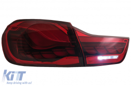OLED Feux arrières pour BMW 4 F32 F33 F36 M4 F82 F83 13-19 rouge Dynamique Tournant Léger-image-6086314