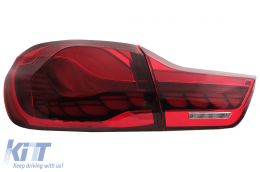 OLED Feux arrières pour BMW 4 F32 F33 F36 M4 F82 F83 13-19 rouge Dynamique Tournant Léger-image-6086316