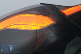 OLED Feux pour BMW F32 F33 F36 M4 F82 F83 13-03.19 Rouge Fumée Dynamic-image-6088409