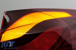 
OLED hátsó lámpa M4-re való átalakításra BMW 3 F30 LCI előtti & LCI (2011-2019) modellekhez, F35 F80 piros/átlátszó, dinamikus irányjelző-image-6084405