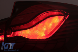 
OLED hátsó lámpa M4-re való átalakításra BMW 3 F30 LCI előtti & LCI (2011-2019) modellekhez, F35 F80 piros/átlátszó, dinamikus irányjelző-image-6084408