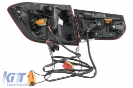 
OLED hátsó lámpa M4-re való átalakításra BMW 3 F30 LCI előtti & LCI (2011-2019) modellekhez, F35 F80 piros/átlátszó, dinamikus irányjelző-image-6084414
