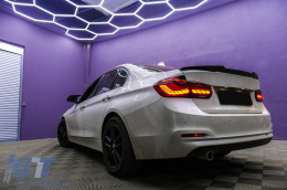 
OLED hátsó lámpa M4-re való átalakításra BMW 3 F30 LCI előtti & LCI (2011-2019) modellekhez, F35 F80 piros/átlátszó, dinamikus irányjelző-image-6089129