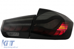 
OLED hátsó lámpa M4-re való átalakításra BMW 3 F30 LCI előtti & LCI (2011-2019) modellekhez, F35 F80 piros/füst, dinamikus irányjelző-image-6082787