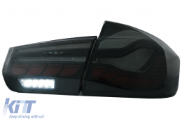 
OLED hátsó lámpa M4-re való átalakításra BMW 3 F30 LCI előtti & LCI (2011-2019) modellekhez, F35 F80 piros/füst, dinamikus irányjelző-image-6082795