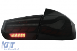
OLED hátsó lámpa M4-re való átalakításra BMW 3 F30 LCI előtti & LCI (2011-2019) modellekhez, F35 F80 piros/füst, dinamikus irányjelző-image-6082797