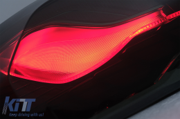OLED hátsó lámpák BMW 4 F32 F33 F36 M4 F82 F83 (2013-03.2019) modellekhez, piros füst szín, dinamikus irányjelző-image-6088412