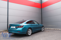 OLED hátsó lámpák BMW 4 F32 F33 F36 M4 F82 F83 (2013-03.2019) modellekhez, piros füst szín, dinamikus irányjelző-image-6090840