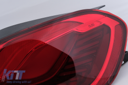 OLED hátsó lámpák BMW 4 F32 F33 F36 M4 F82 F83 (2013-03.2019) modellekhez, piros, dinamikus irányjelző-image-6097448