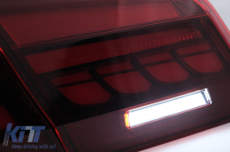 OLED hátsó lámpák BMW 5 F10 (2011-2017) Piros átlátszó dinamikus irányjelző -image-6096147