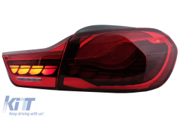 OLED Luces Pilotos para BMW F32 F33 F36 M4 F82 F83 13-03.19 Luz dinámica Rojo-image-6097434