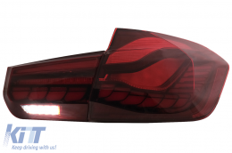 OLED Rückleuchten für BMW 3 F30 PreLCI&LCI 12-19 F35 F80 rot klar Dynamisch Signal-image-6084409