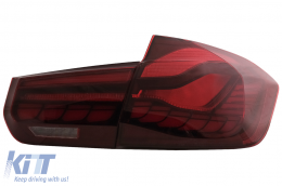 OLED Rückleuchten für BMW 3 F30 PreLCI&LCI 12-19 F35 F80 rot klar Dynamisch Signal-image-6084411