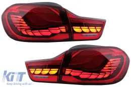 image-70-OLED Rücklichter für BMW F32 F33 F36 M4 F82 F83 13-03.19 Rot Dynamic Blinker