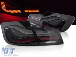 OLED SEQ TAIL LIGHTS SMOKE fits BMW F10 10-16-image-6270740