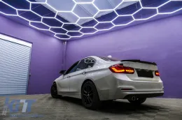 Преобразуване на OLED Задни светлини в M4 Дизайн , подходящи за BMW Серия 3 F30 Pre LCI & LCI (2011-2019) F35 F80 Червен Чисто с Динамичен последователни светлини за завиване-image-6089128