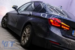 Преобразуване на OLED Задни светлини в M4 Дизайн , подходящи за BMW Серия 3 F30 Pre LCI & LCI (2011-2019) F35 F80 Червен Чисто с Динамичен последователни светлини за завиване-image-6089452
