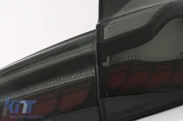 Преобразуване на OLED Задни светлини в M4 Дизайн , подходящи за BMW Серия 3 F30 Pre LCI & LCI (2011-2019) F35 F80 Червен дим с Динамичен последователни светлини за завиване-image-6082801