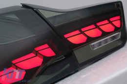 OLED Задни светлини подходящи за BMW Серия 4 F32 F33 F36 M4 F82 F83 (2013-03.2019) Червен дим с Динамичен последователни светлини за завиване-image-6088405