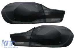 OLED Задни светлини подходящи за BMW Серия 4 F32 F33 F36 M4 F82 F83 (2013-03.2019) Червен дим с Динамичен последователни светлини за завиване-image-6088417