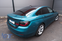OLED Задни светлини подходящи за BMW Серия 4 F32 F33 F36 M4 F82 F83 (2013-03.2019) Червен дим с Динамичен последователни светлини за завиване-image-6090839
