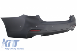 Oloklhroméno Body Kit me Kentrikés grílies nefrón Piáno Mavro katállhlo gia BMW Seirá 5 G30 (2017-up) M-Tech Schediasmós-image-6051365