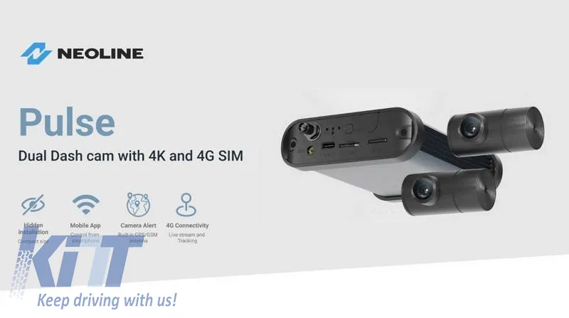 On Board Camera 2 Channel Wi-fi FHD+HD Neoline Pulse