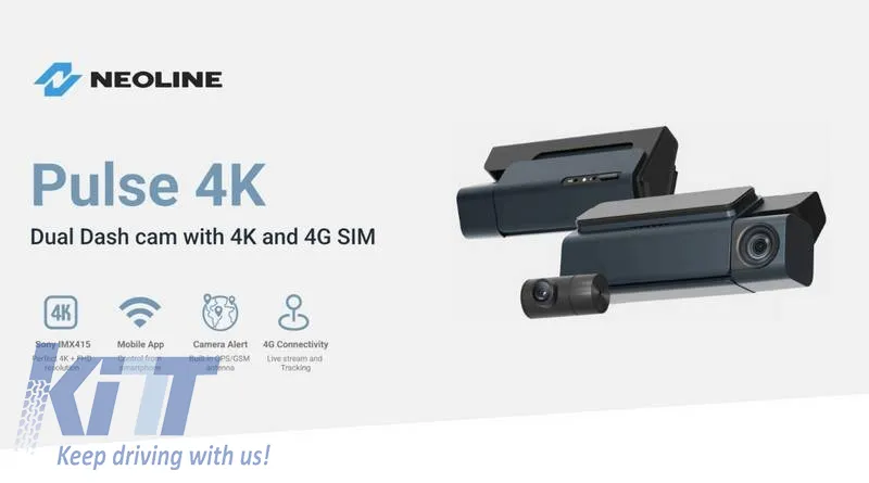 On Board Camera 2 Channel Wi-fi FHD+HD Neoline Pulse 4K