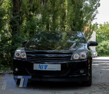 Opel Astra H (2004-2009) fényszóró angyalszemes 2 körgyűrűs fekete-image-6045691
