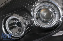 Opel Astra H (2004-2009) fényszóró angyalszemes 2 körgyűrűs fekete-image-6079884