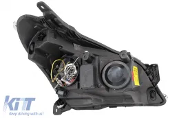 Opel Astra H (2004-2009) fényszóró angyalszemes 2 körgyűrűs fekete-image-6079888