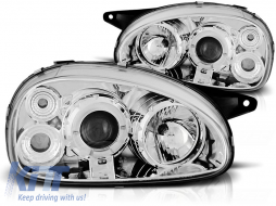 OPEL CORSA B 02.93-10.00 ANGEL EYES CHROME