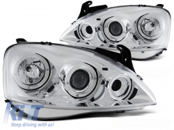 OPEL CORSA C 11.00 - 09.06 ANGEL EYES CHROME - TTHO6029900